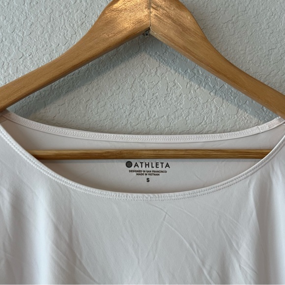 Athleta White Sunlover Hilo UPF Dress S - Picture 4 of 7